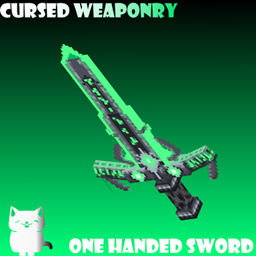 It's Valen's Cursed Weaponry - Sword [One Hand] logo
