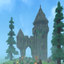 Abandoned castle tower logo