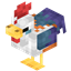 Cluckier Chickens logo