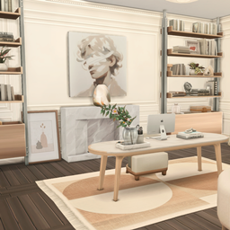 Soft Neutral Office Studio