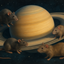 Rats on Saturn Vanilla + logo