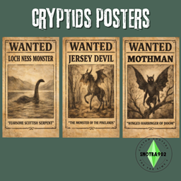 Cryptids posters logo