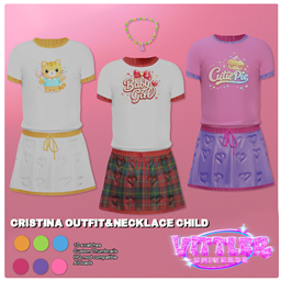 Cristina Outfit & Necklace CHILD logo