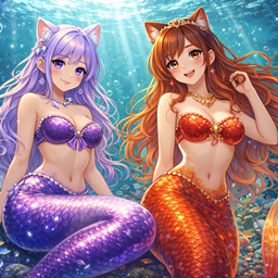 Cat Crew's Mermaid Craft logo