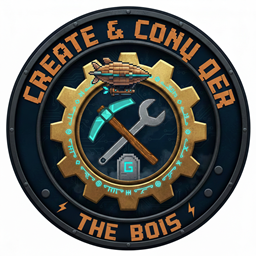 The Bois Create and Conquer logo