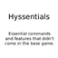 Hyssentials-Core logo