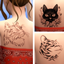 Cat tattoos - Upper back logo