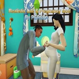 PERSEA Realistic Life & Pregnancy / translation spanish by Monisims logo