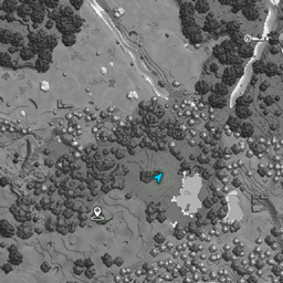 grayscale map logo