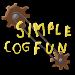 Simple cog fun logo