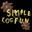 Simple cog fun logo