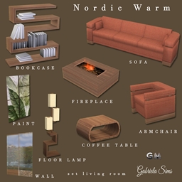 GM Nordic Warm set living room
