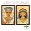 Ancient Egypt Woman logo