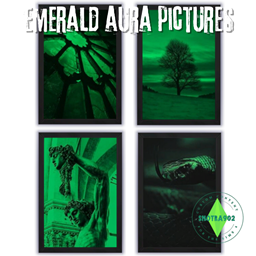 Emerald aura pictures with frame logo