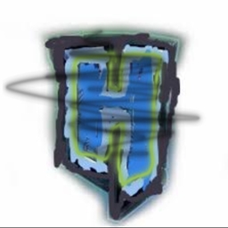 Scribble Simple Pickaxes logo