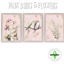 Pink Birds & Flowers logo