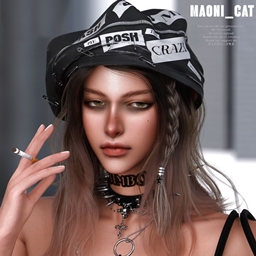 [Maoni_cat]Letter Patches-HAT logo