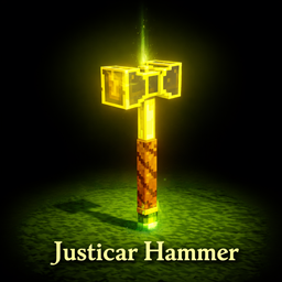 The Justicar Hammer, Holy weapon of the Paladin logo