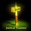 The Justicar Hammer, Holy weapon of the Paladin logo