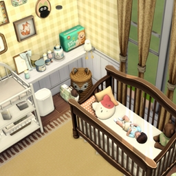 Realistic Shabby Nursery (with CC)