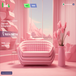 Main Menu Background Override Pink 5 logo