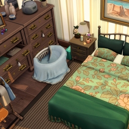 Realistic Shabby Bedroom