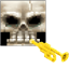 Trumpet Skeleton logo
