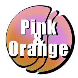 Pink and Orange Servercraft logo