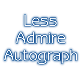 Less Admire Autograph logo