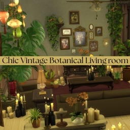 Alphas Maxis Realistic chic Vintage Plant lovers Living room -Living Room logo