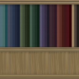 Wall paint with Panel -part 6- Light brown wood colour - in Moody Dark Goth Aesthetic - BG, Maxis Match project image
