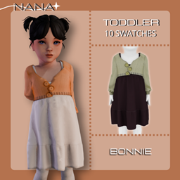 NANA7 - (Bonnie) Dress w. Cardigan