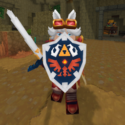 Silver's Master sword & Hylien Shield, The legend of Zelda logo