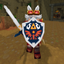 Silver's Master sword & Hylien Shield, The legend of Zelda logo