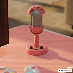 StudioBakery Gamer Girl Mic logo
