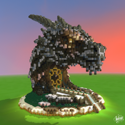 Jungle Dragon Head logo