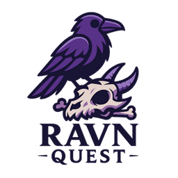 RAVN (RPG Attributes, Values, and Nodes) logo