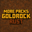 MorePacks GoldRock Rust logo