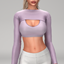 Layla - Core Dynamics - Long-sleeve bolero with sports bra logo