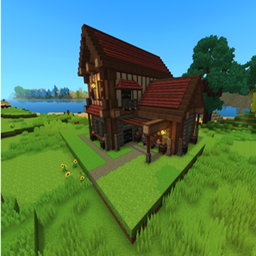 Medieval Style House #2 - Red logo