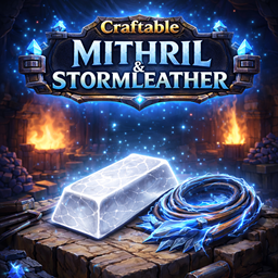 Craftable Mithril & Stormleather logo