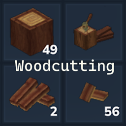 Simple Woodcutting logo