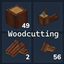 Simple Woodcutting logo