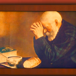 Praying Man Painting logo