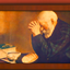 Praying Man Painting logo