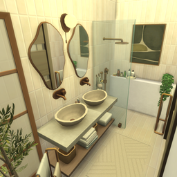 Sleek Modern Retreat Bathroom logo
