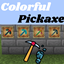 Colorful Pickaxe logo