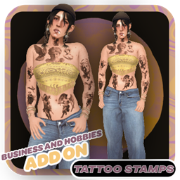 Business & Hobbies AddOn - TATTOO STAMPS - MICHAEL SET logo