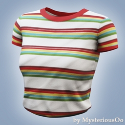 Retro rainbow tee logo