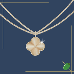 Clover Layered Necklace logo